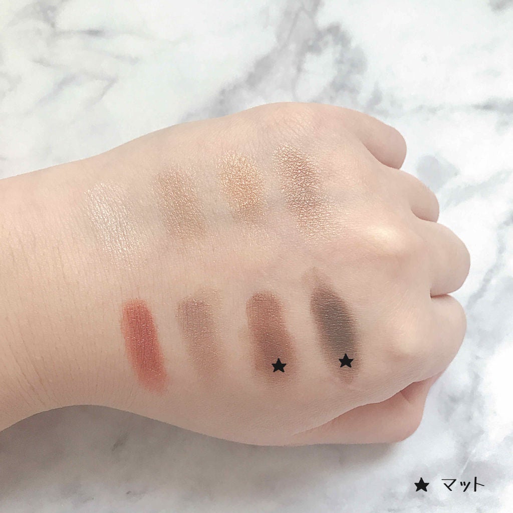 グラマラスヌード アイパレット (クリスマスコフレ 2017)/Visée/メイクアップキットを使ったクチコミ(3枚目)