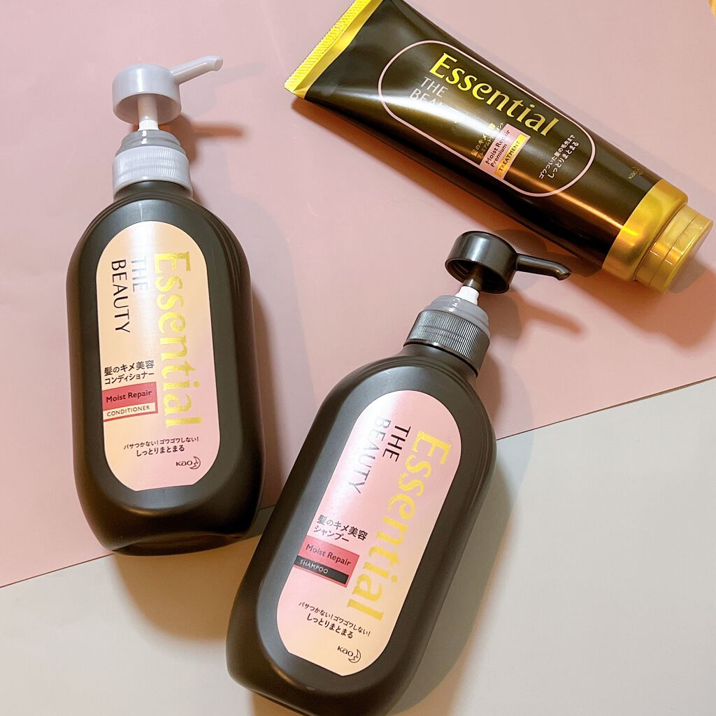 THE BEAUTY 髪のキメ美容シャンプー／コンディショナー＜モイストリペア＞	/エッセンシャル/市販シャンプーを使ったクチコミ（1枚目）