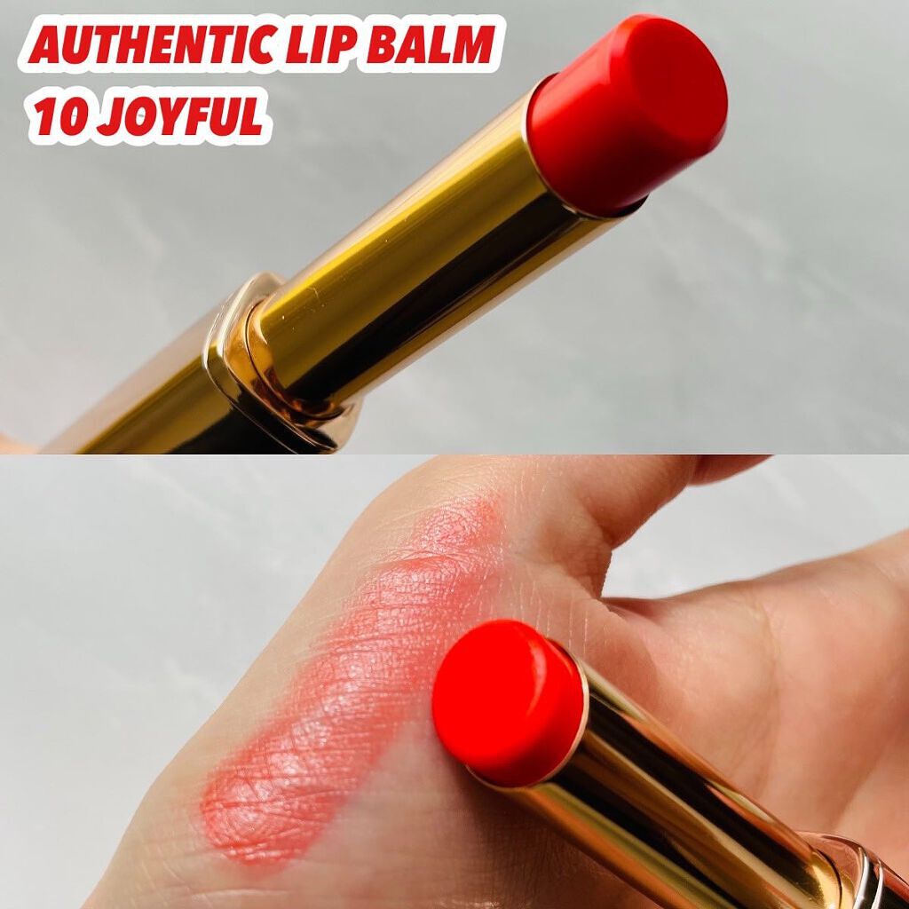 オーセンティック リップ バーム 10  ジョイフル/athé/口紅を使ったクチコミ（2枚目）