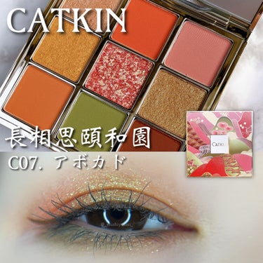 長相思シリーズ 9色アイシャドウパレット/CATKIN/パウダーアイシャドウを使ったクチコミ（1枚目）