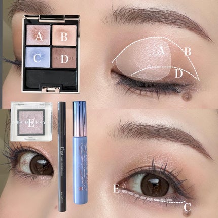 アイカラーレーション/LUNASOL/アイシャドウパレットを使ったクチコミ(2枚目)