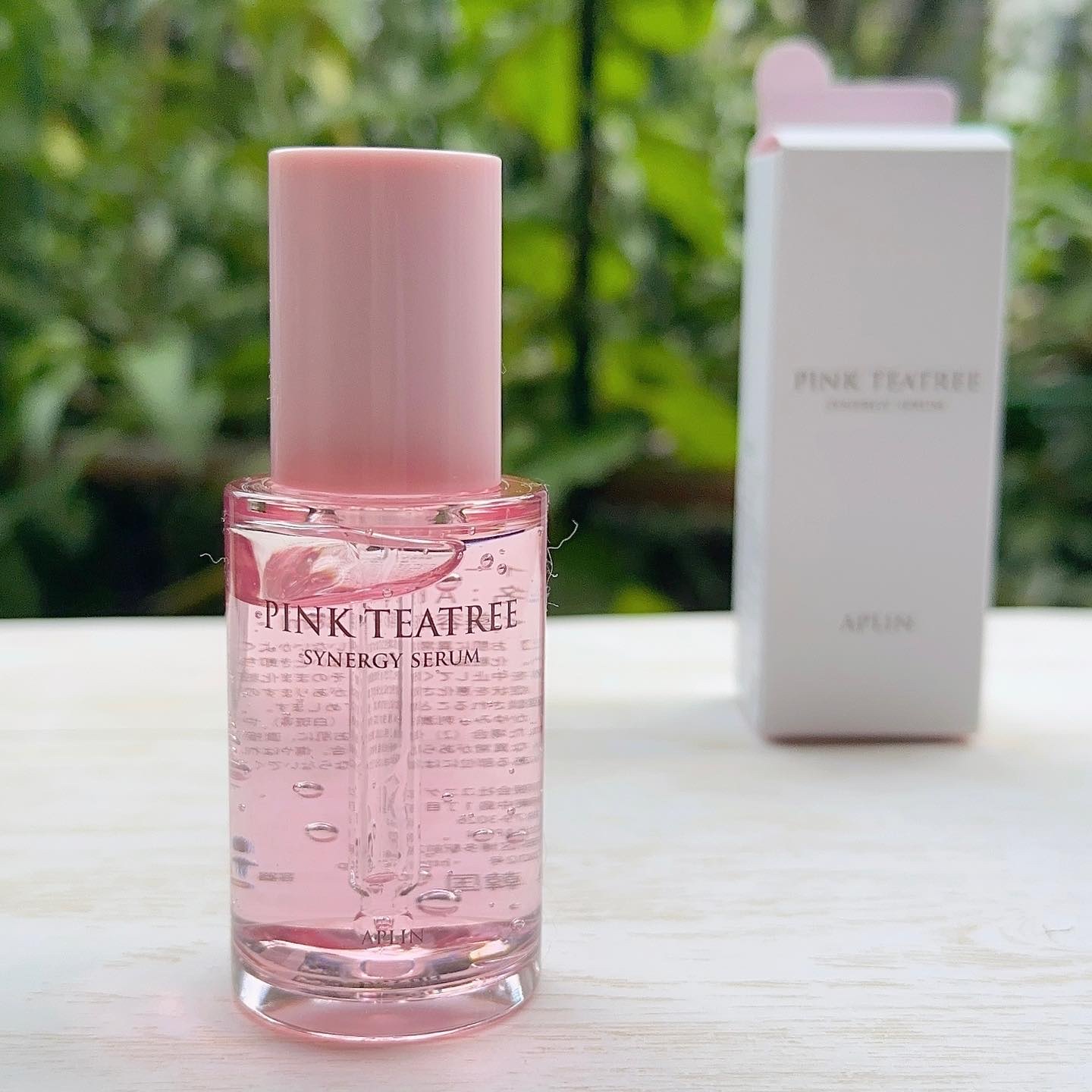 ピンクティーツリーシナジーセラム/APLIN/美容液を使ったクチコミ（1枚目）