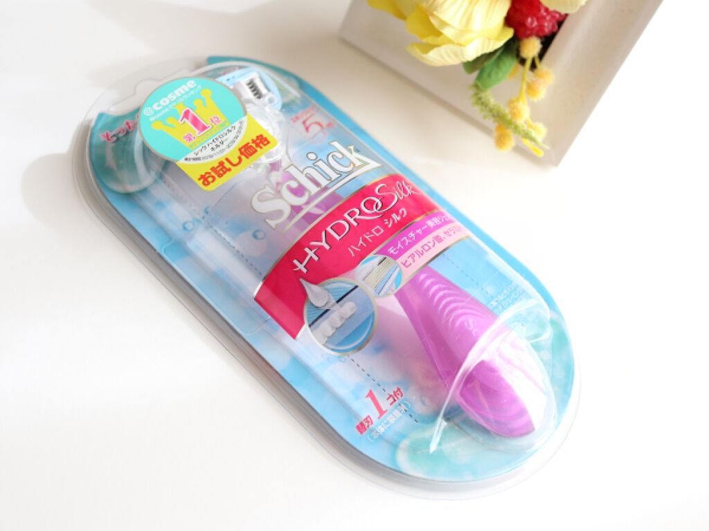 ハイドロシルク ホルダー （刃付き） お試し用/ハイドロシルク/シェーバーを使ったクチコミ（2枚目）