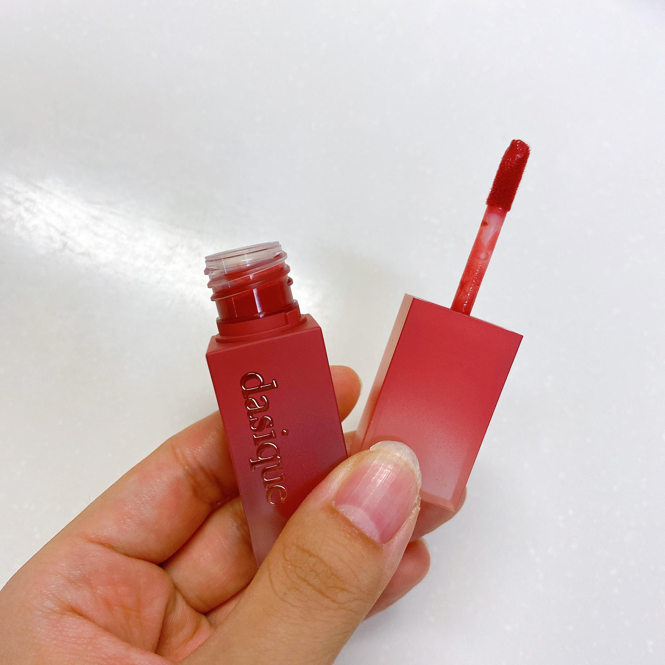 クリームドゥローズティント/dasique/リップティントを使ったクチコミ（1枚目）