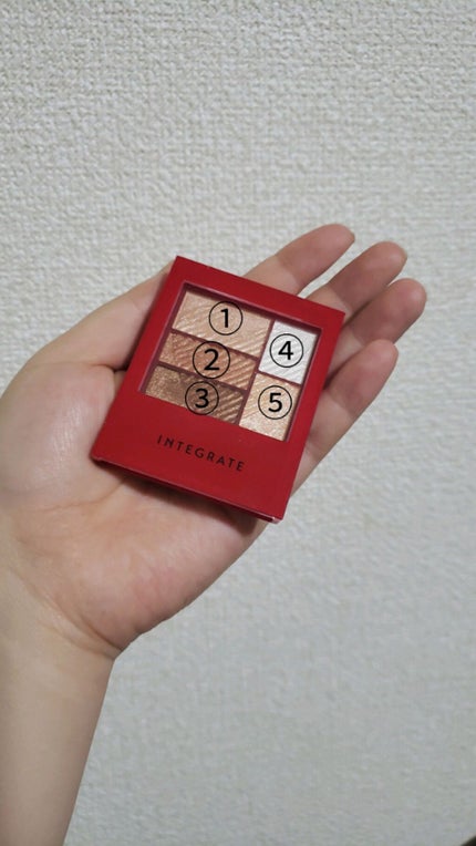 トリプルレシピアイズ/インテグレート/アイシャドウパレットを使ったクチコミ(2枚目)