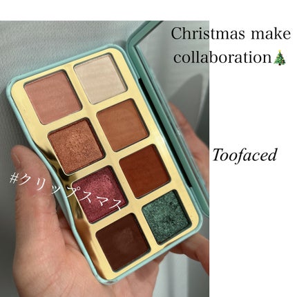 クリスマスコーヒー ミニ アイシャドウ パレット/Too Faced/アイシャドウパレットを使ったクチコミ(1枚目)