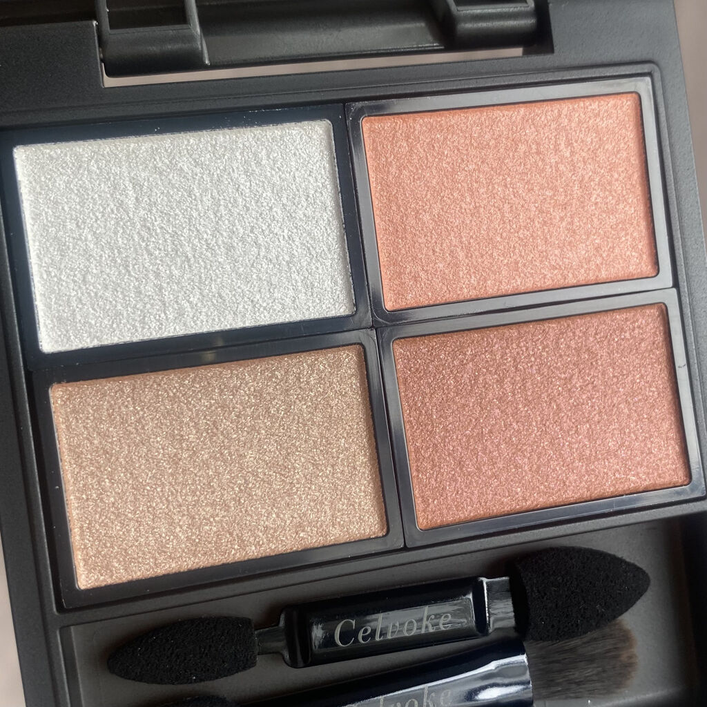 セルヴォーク ヴォランタリー アイズ 10 エクルベージュ/Celvoke/単色アイシャドウを使ったクチコミ（2枚目）