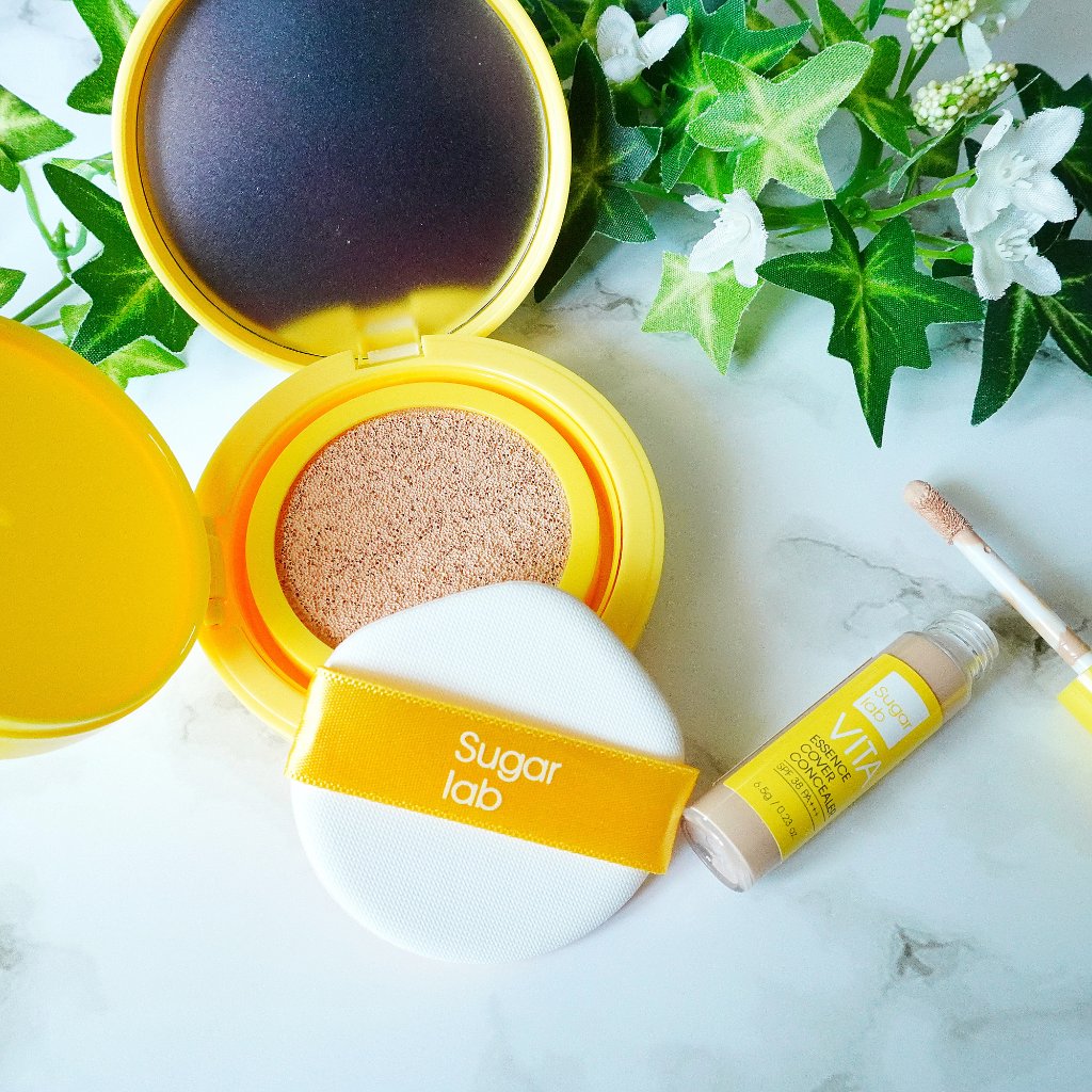 ビタエッセンスカバークッション/Sugar Lab/クッションファンデーションを使ったクチコミ（1枚目）