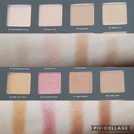 LAZY&COZY SHADOW PALETTE/Dear.own/アイシャドウパレットを使ったクチコミ(3枚目)