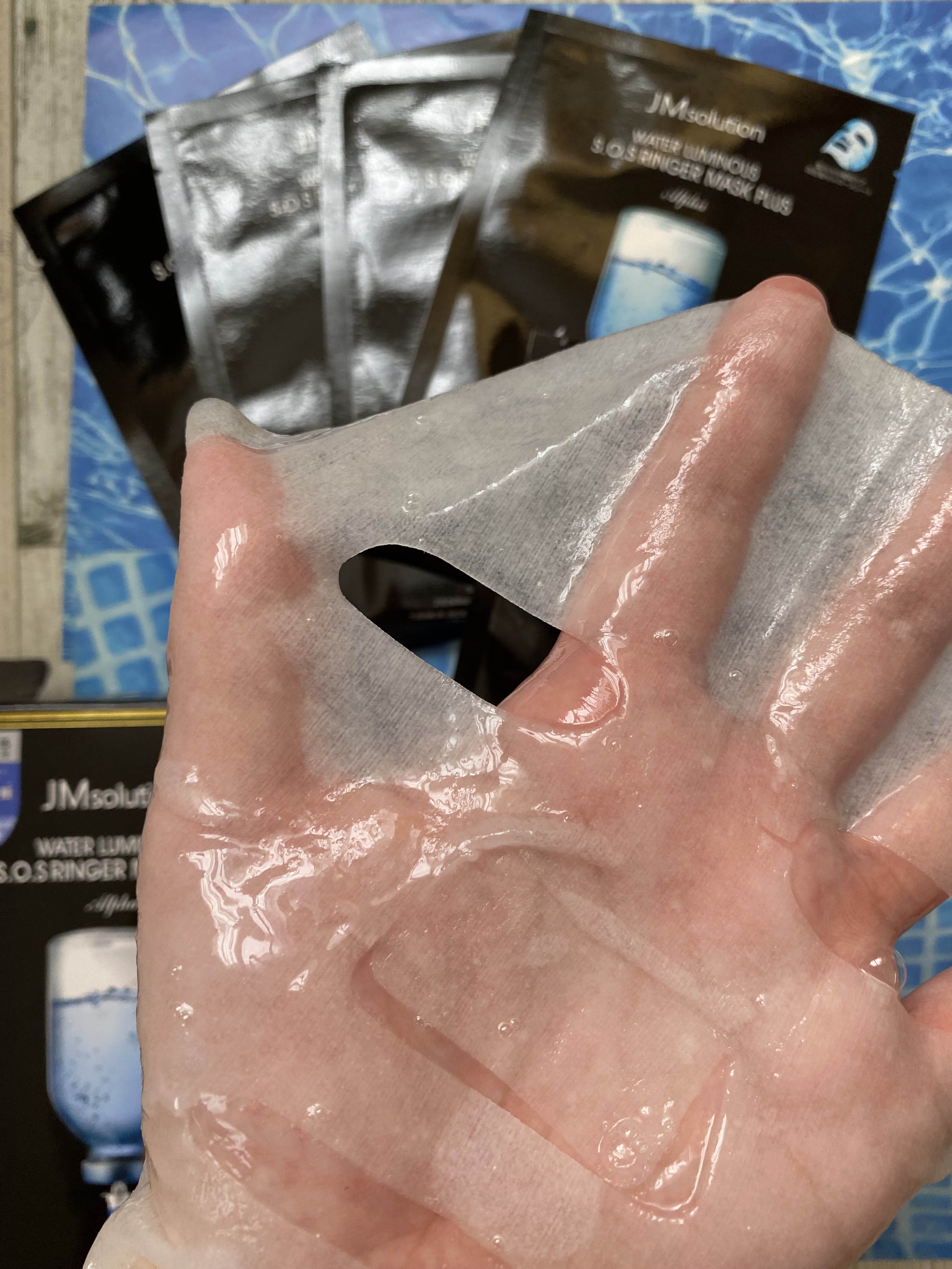 マリンルミナスモイスチャーマスクプラスアルファ/JMsolution/シートマスク・パックを使ったクチコミ（3枚目）