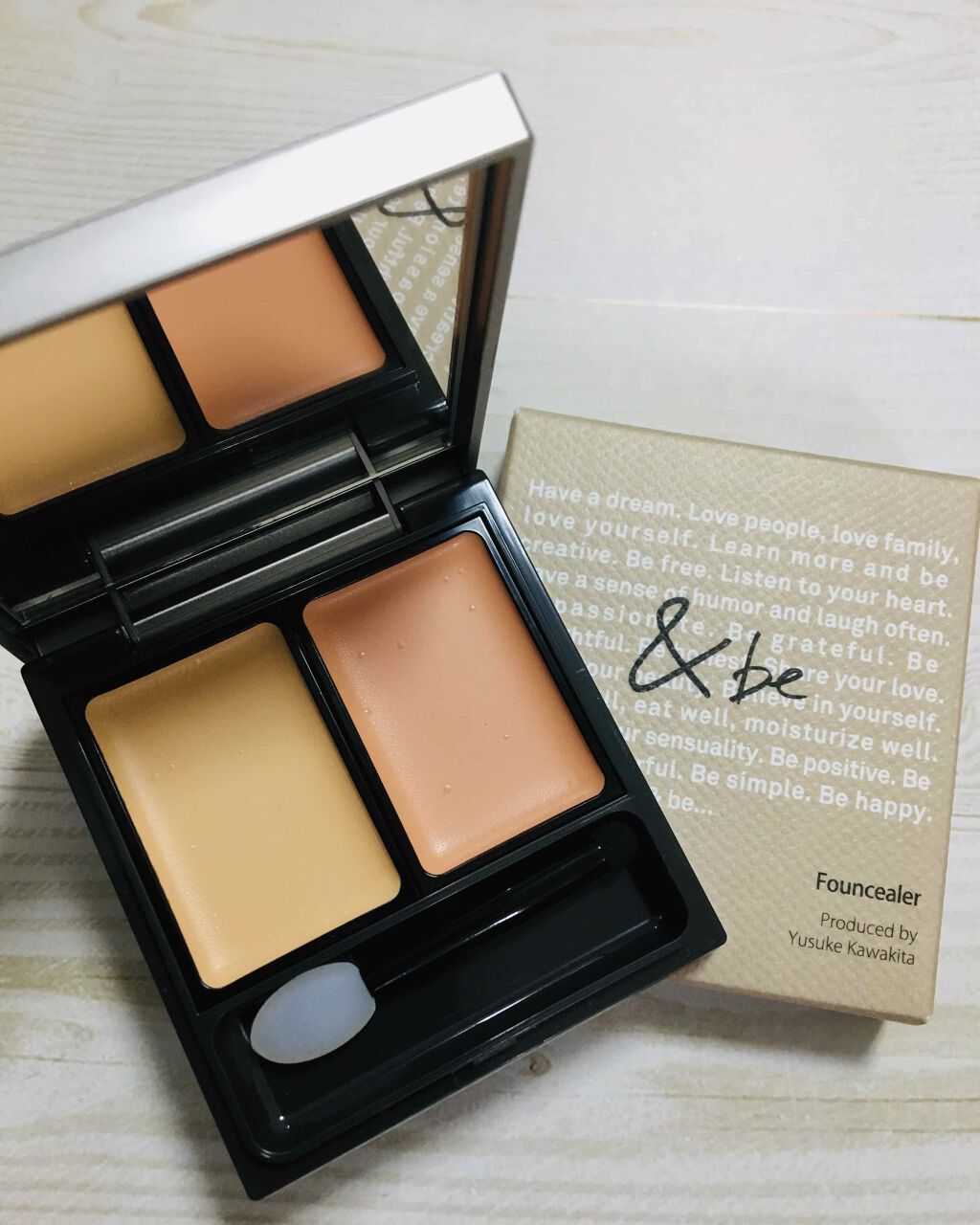 &be ファンシーラー/＆be/パレットコンシーラーを使ったクチコミ（1枚目）