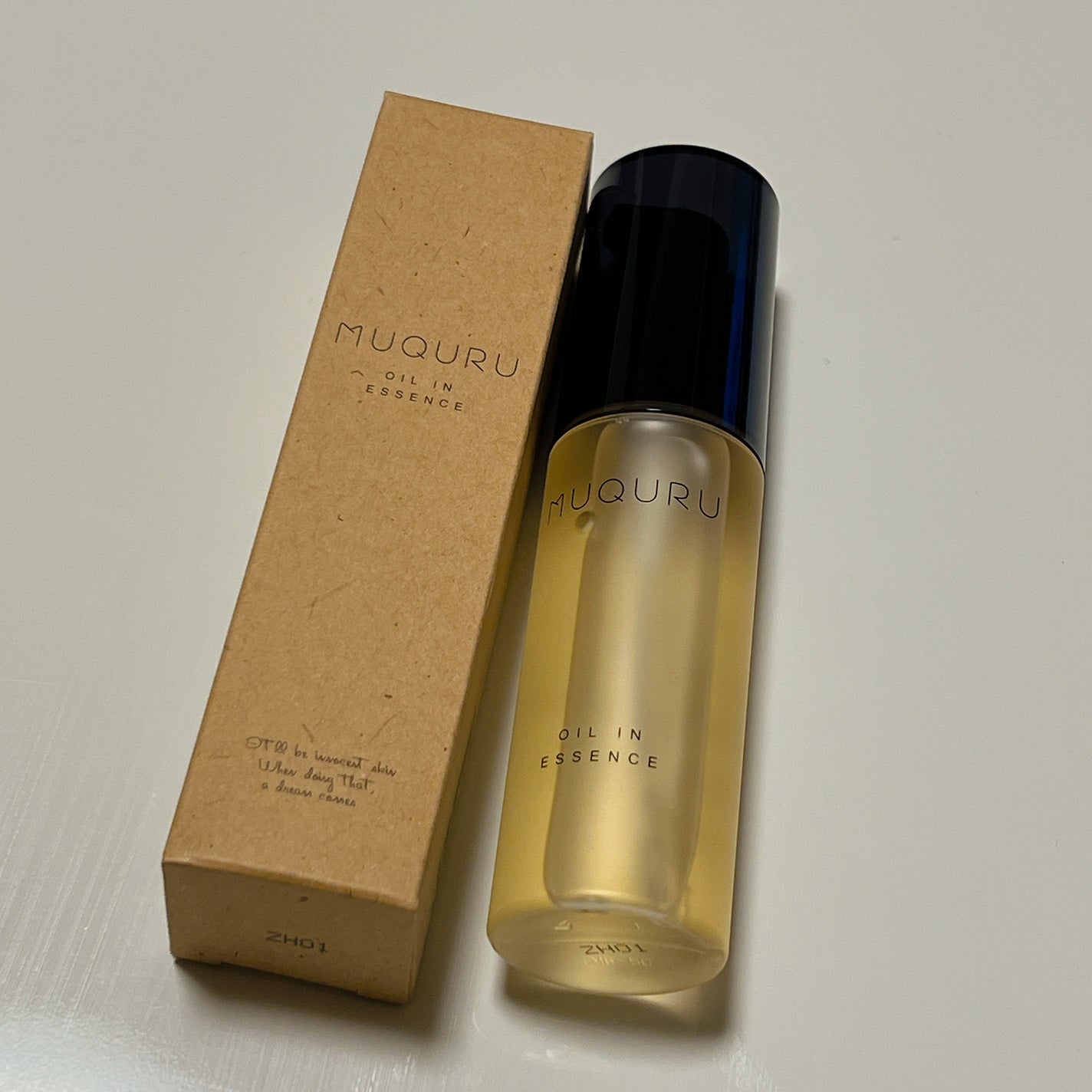 オイルインエッセンス/MUQURU/ブースター・導入液を使ったクチコミ(1枚目)