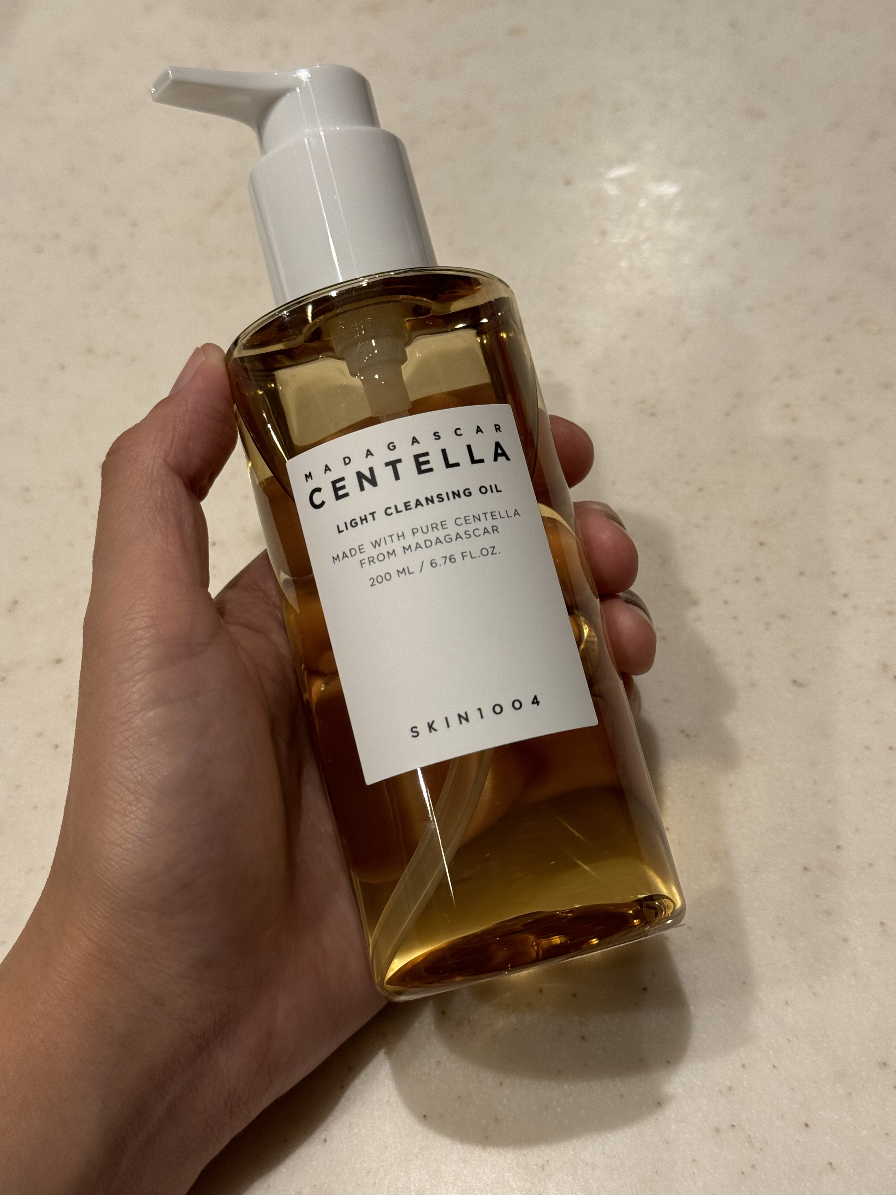 センテラ ライトクレンジングオイル/SKIN1004/オイルクレンジングを使ったクチコミ（1枚目）