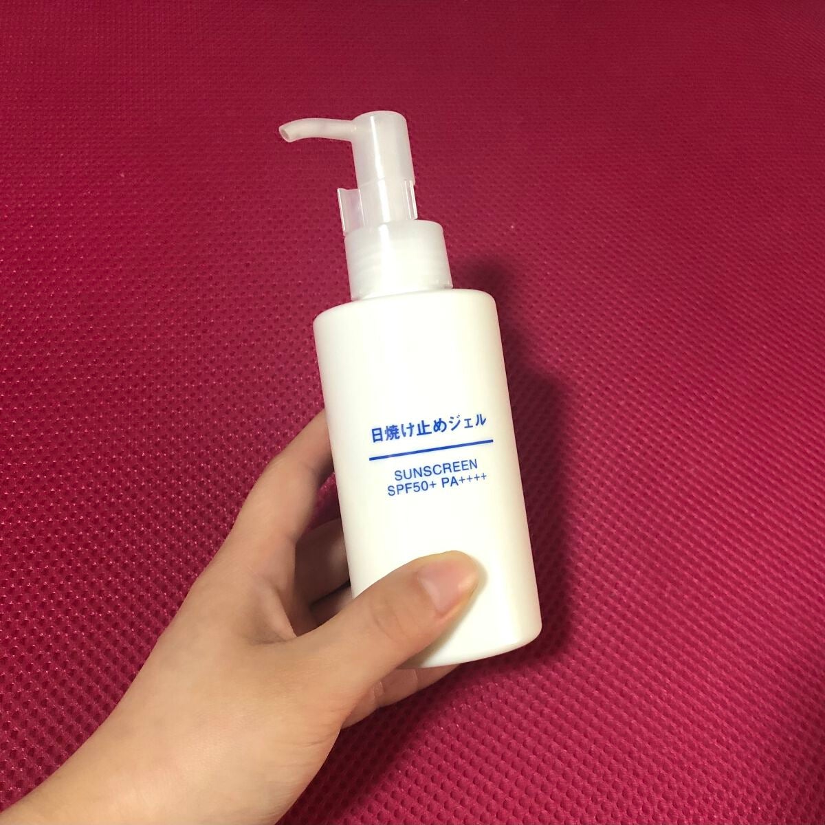 日焼け止めジェル SPF50+/無印良品/日焼け止めジェルを使ったクチコミ(1枚目)