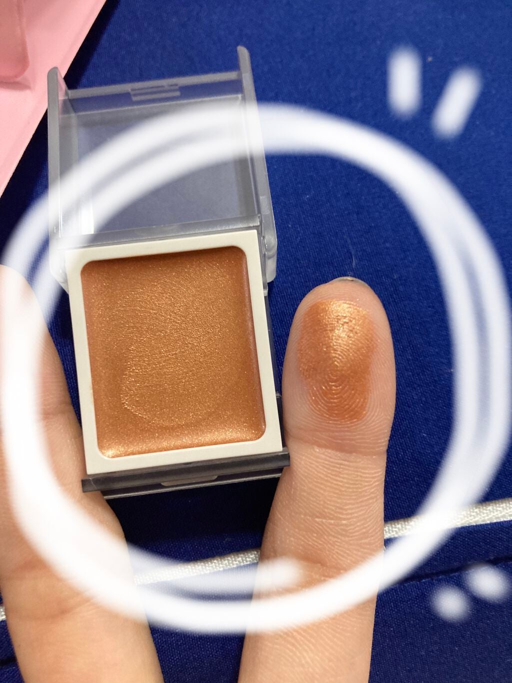 アイカラー クリームタイプ/無印良品/ジェル・クリームアイシャドウを使ったクチコミ(2枚目)