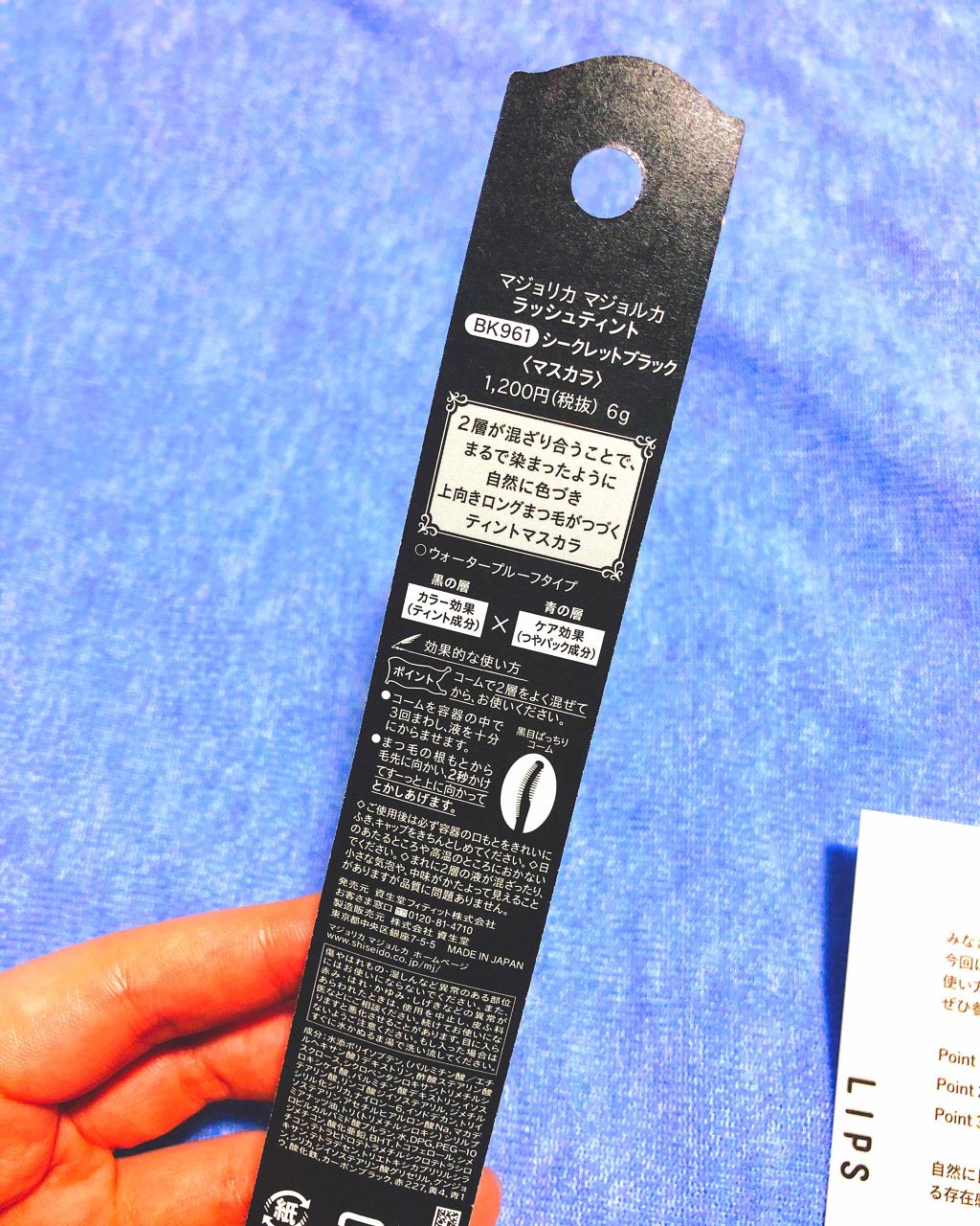 ラッシュティント/MAJOLICA MAJORCA/マスカラを使ったクチコミ(2枚目)