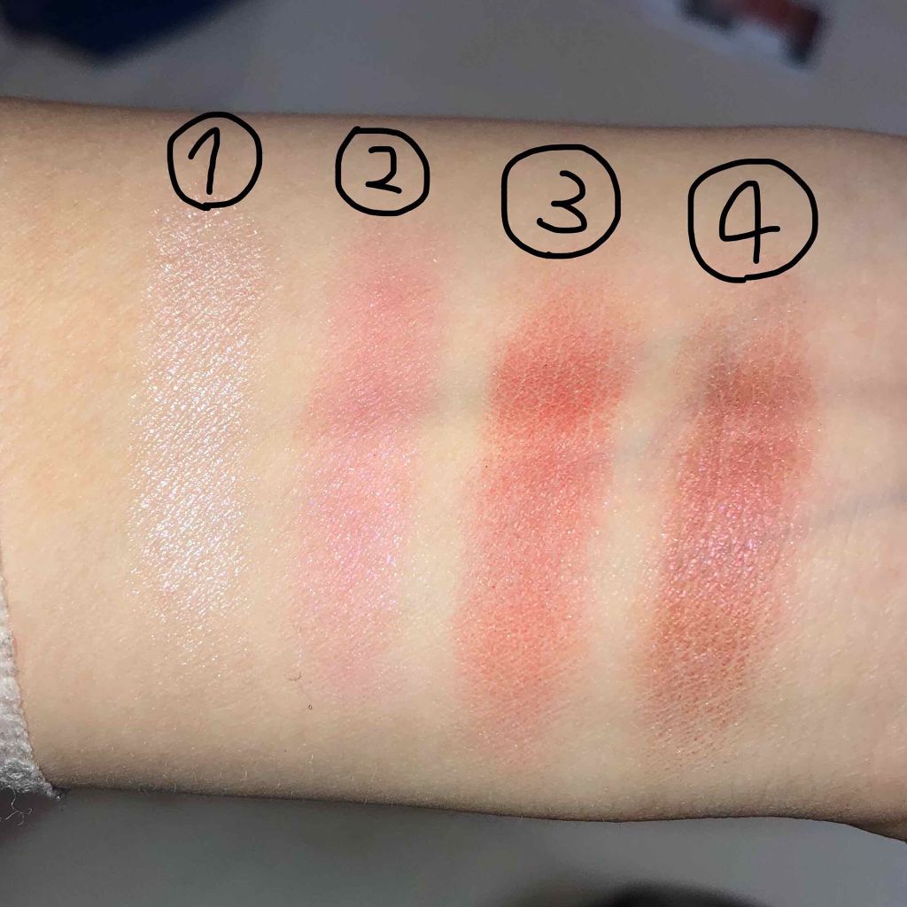 スイーツコレクション/マリブビューティー/アイシャドウパレットを使ったクチコミ（3枚目）