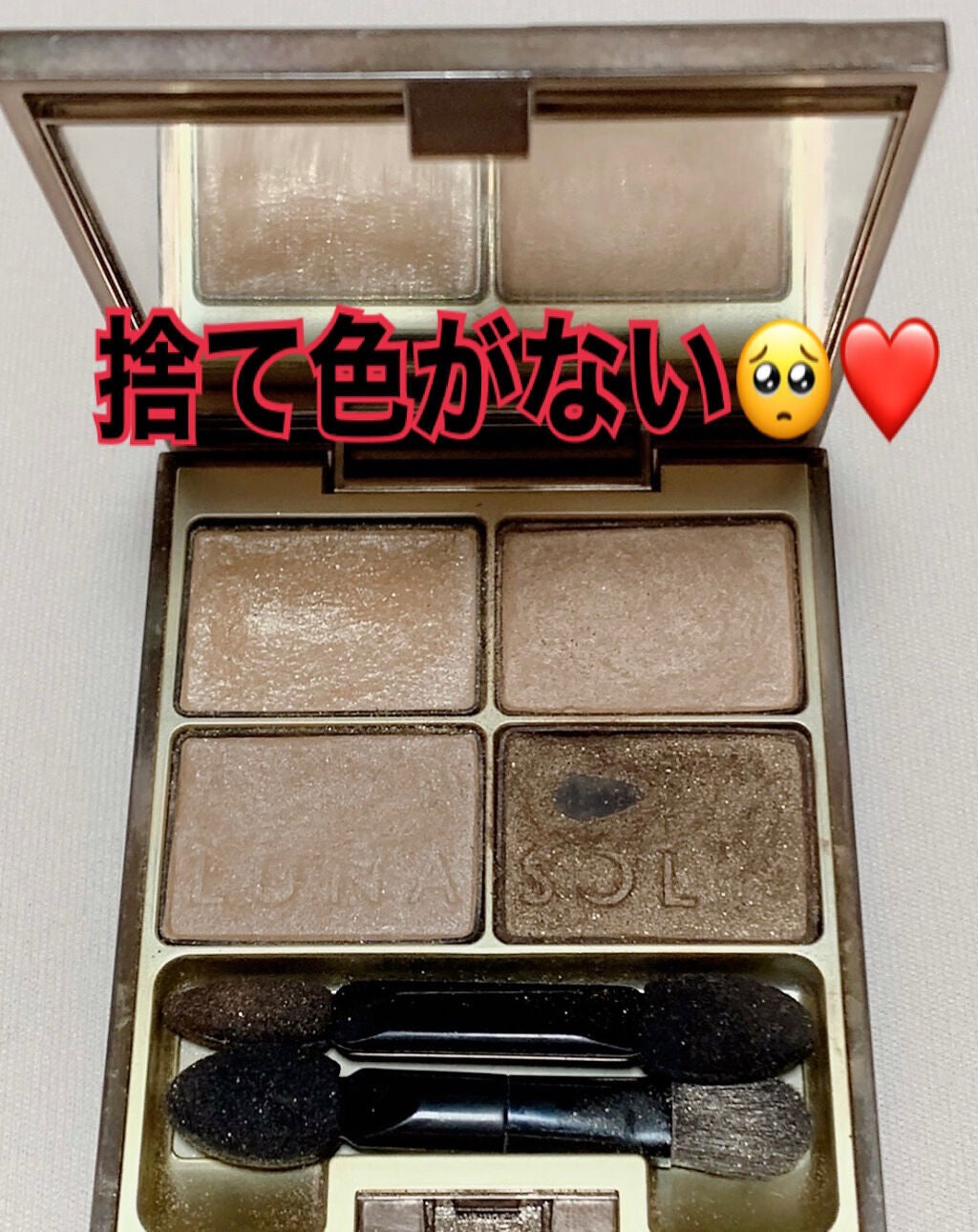 スキンモデリングアイズ/LUNASOL/アイシャドウパレットを使ったクチコミ(2枚目)