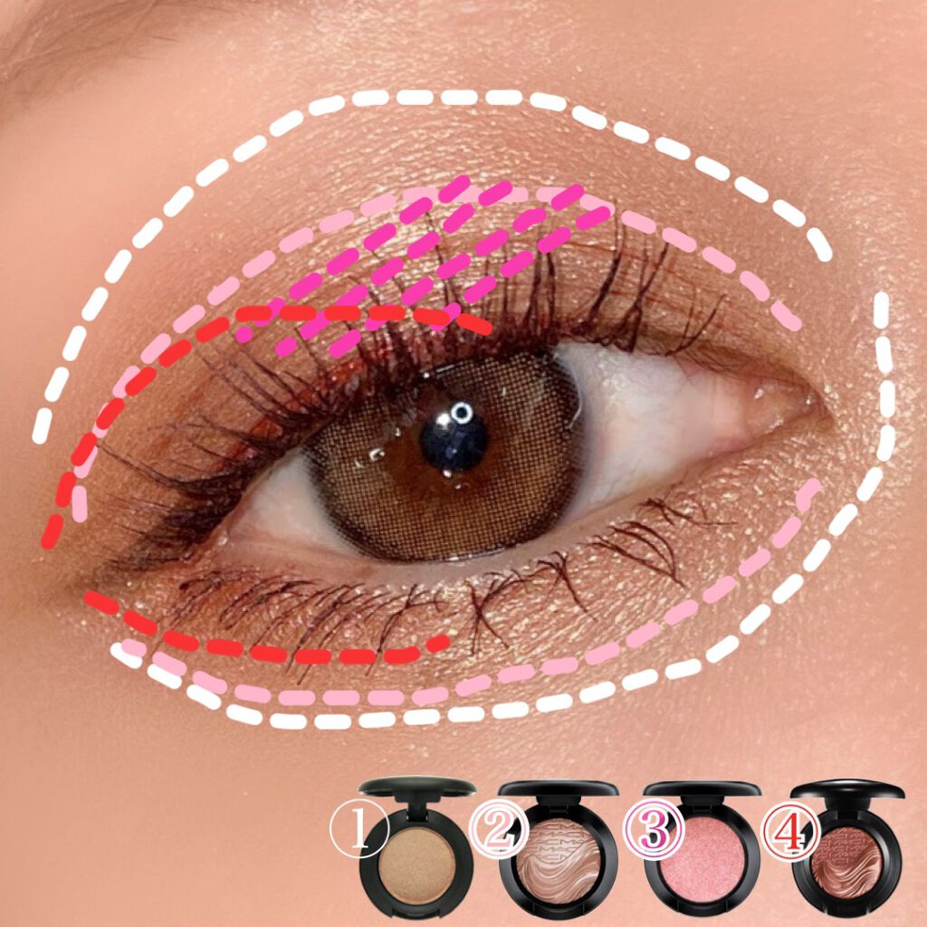 エクストラ ディメンション アイシャドウ/M・A・C/単色アイシャドウを使ったクチコミ（2枚目）