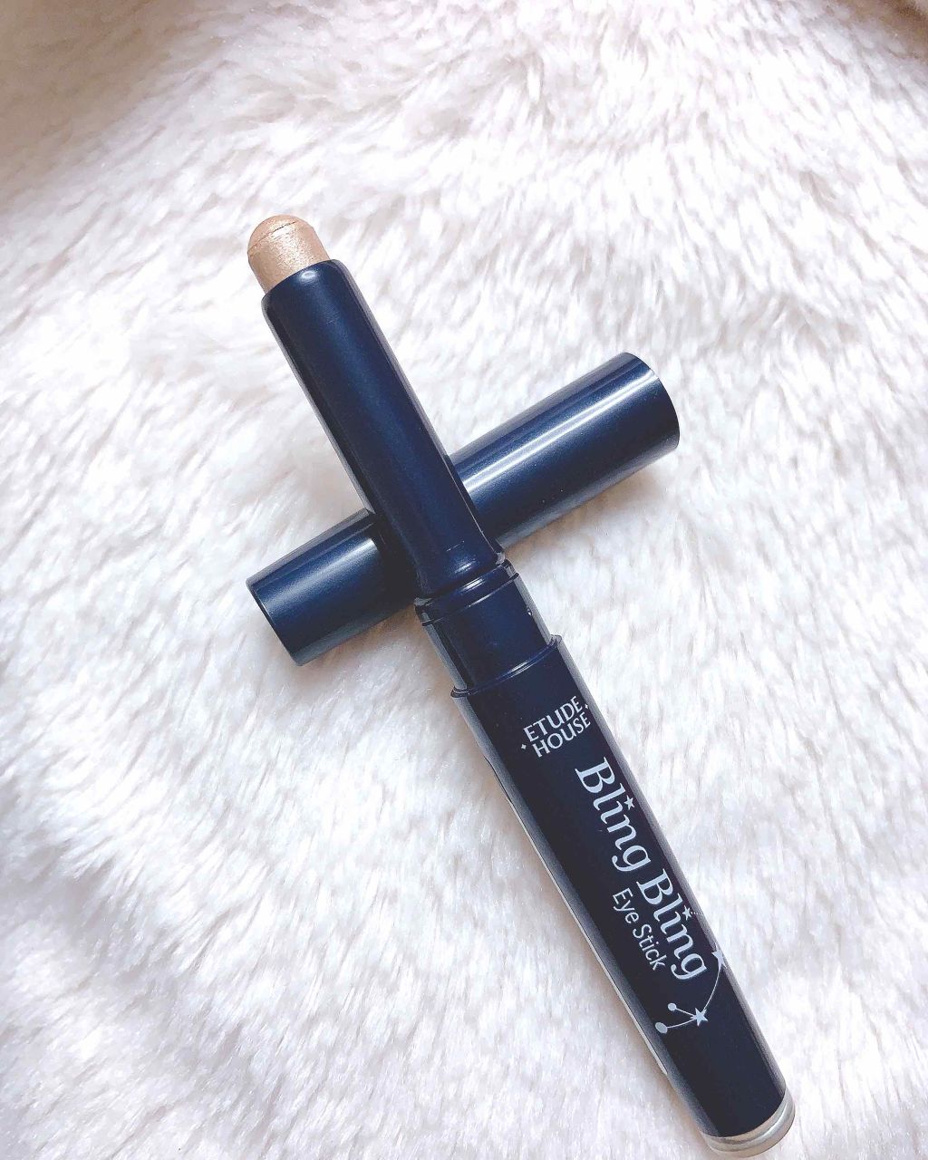 キラキラ アイシャドウ/ETUDE/スティックアイシャドウを使ったクチコミ（3枚目）