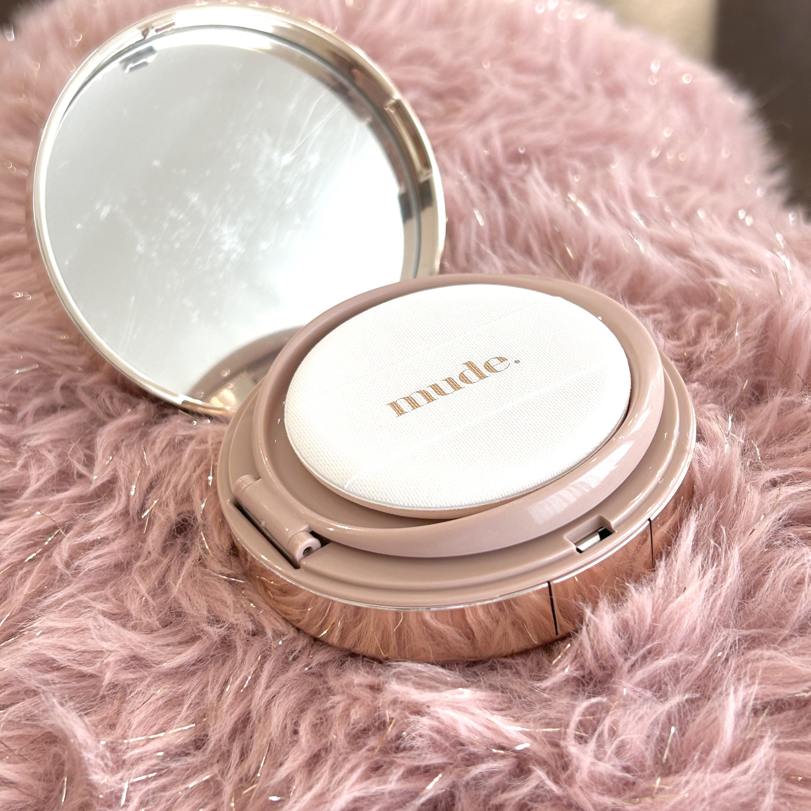 ハグクッション/mude./クッションファンデーションを使ったクチコミ（2枚目）