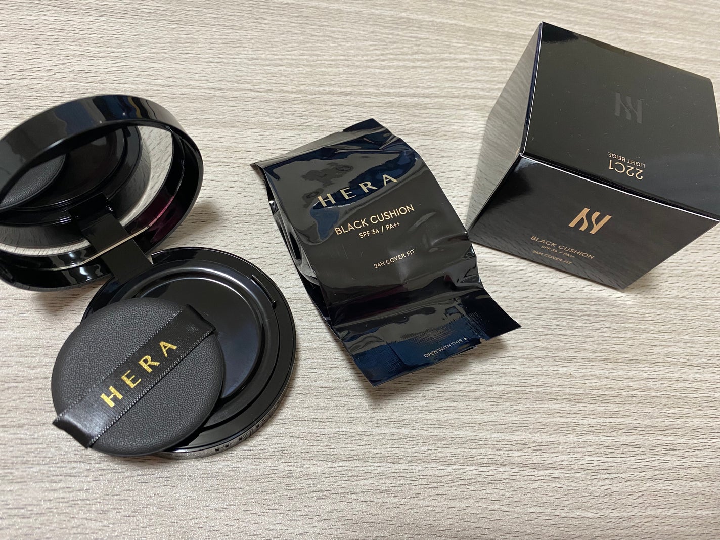 ブラック クッション/HERA/クッションファンデーションを使ったクチコミ(1枚目)
