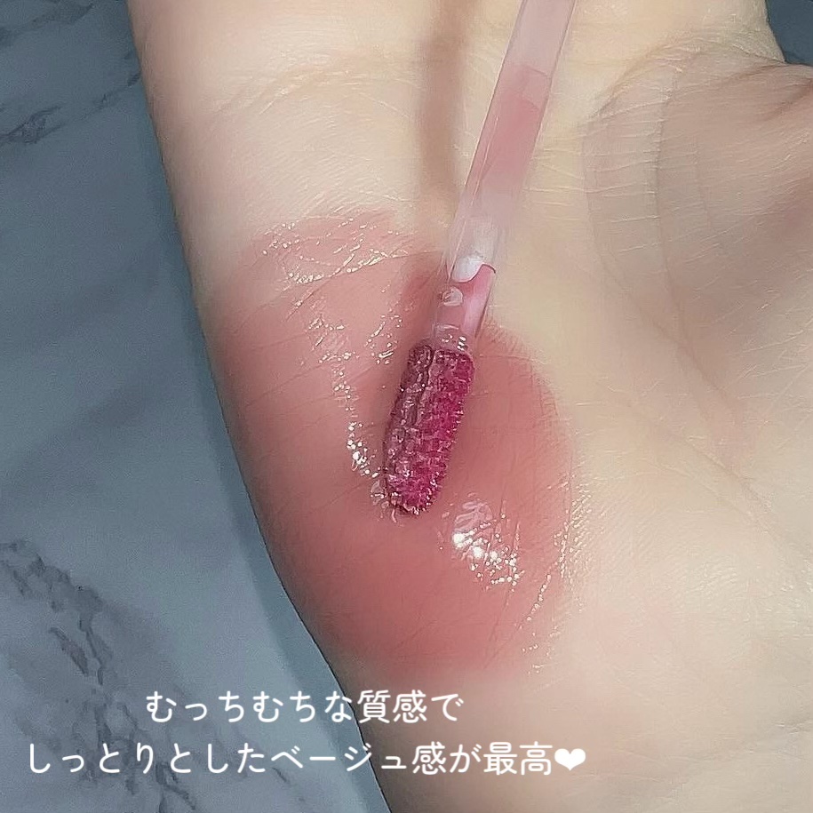 ジューシーラスティングティント 37 メロウペアー(MELLOW PEAR)/rom&nd/リップティントを使ったクチコミ（3枚目）