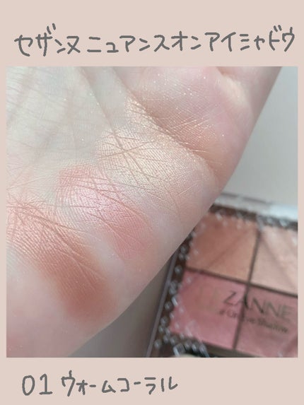 ニュアンスオンアイシャドウ/CEZANNE/アイシャドウパレットを使ったクチコミ(3枚目)