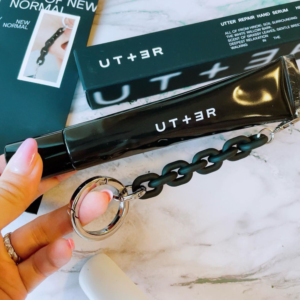 リペアー ハンドセラム (ヒノキ)/UTTER/ハンドクリームを使ったクチコミ(3枚目)