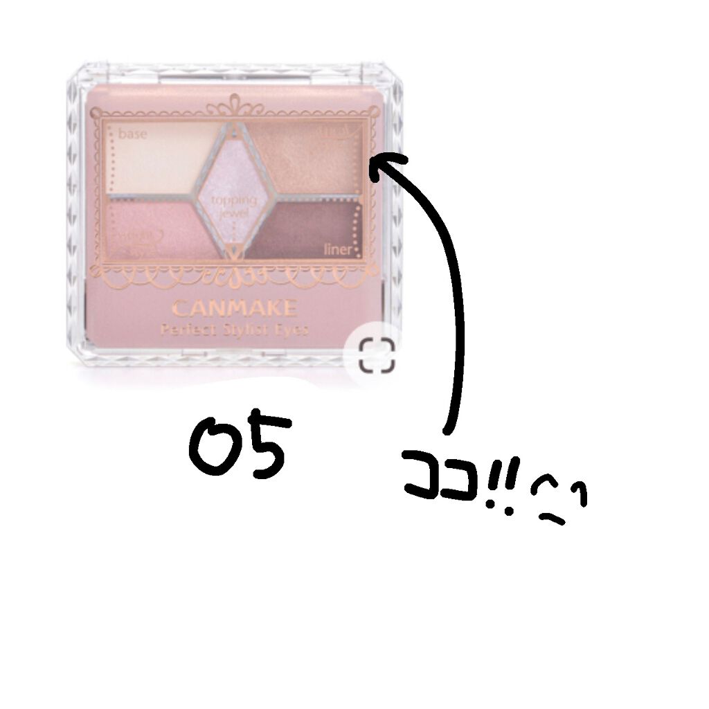 【旧品】パーフェクトスタイリストアイズ No.05　ピンキーショコラ/キャンメイク/アイシャドウパレットを使ったクチコミ（2枚目）