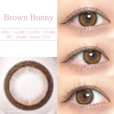 MOLAK MOLAK 1dayのクチコミ「太フチデザインで瞳きゅるん♡
ーーーーーーー
MOLAK
Brown Bunny
ーーーーーー.....」（2枚目）