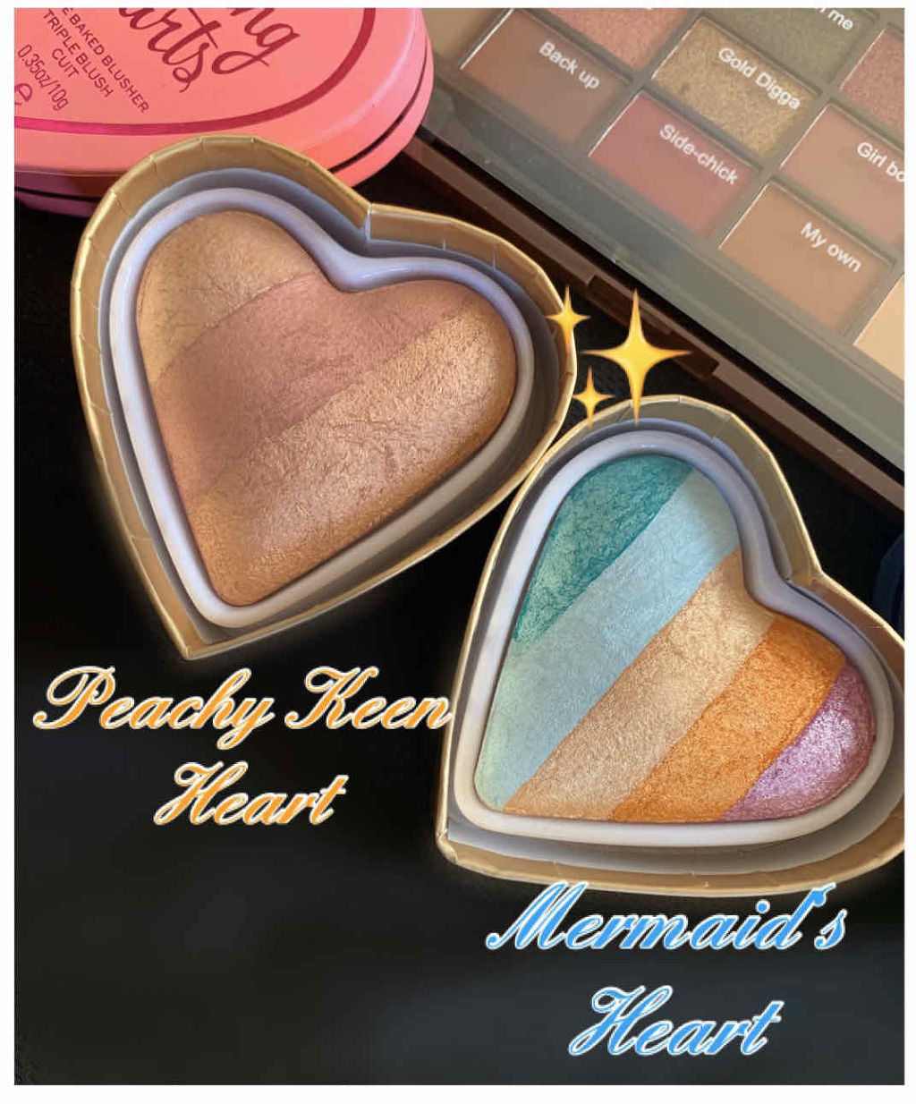 ブラッシング ハート/MAKEUP REVOLUTION/パウダーチークを使ったクチコミ（2枚目）