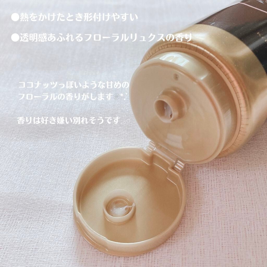 THE BEAUTY 髪のキメ美容プレミアムトリートメント<モイストリペアプレミアム>/エッセンシャル/洗い流すヘアトリートメントを使ったクチコミ(4枚目)