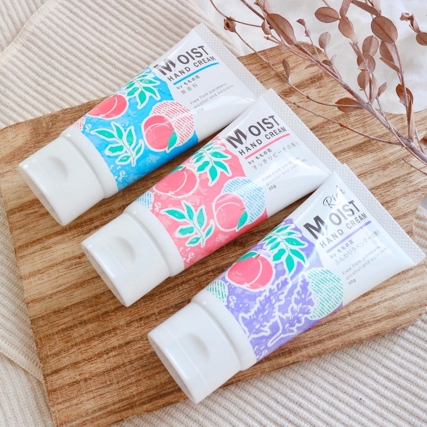 ももの花 ハンドクリーム/オリヂナル/ハンドクリームを使ったクチコミ（1枚目）