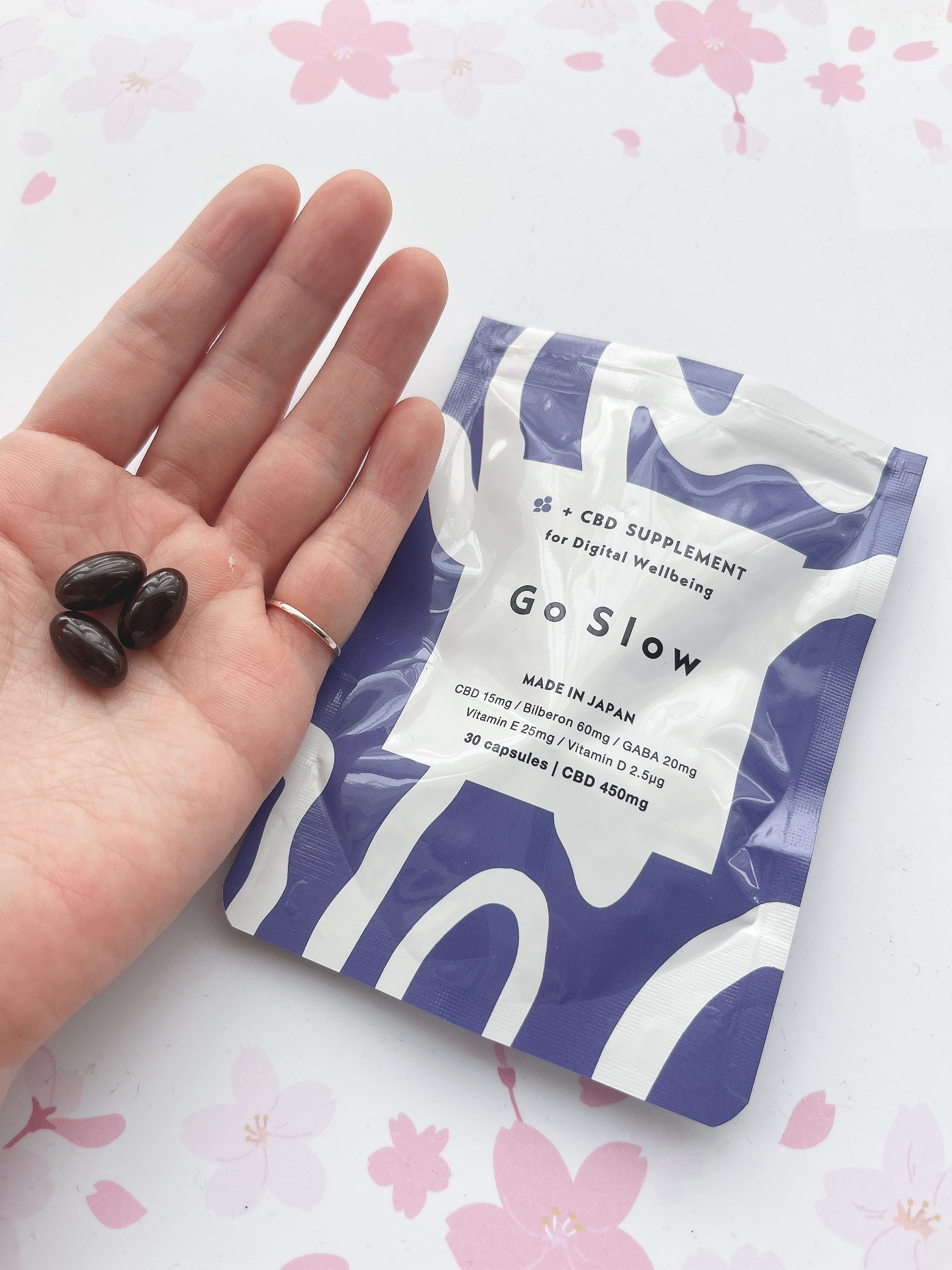 CBDサプリメント for デジタルウェルビーイング/Go Slow/健康サプリメントを使ったクチコミ（3枚目）