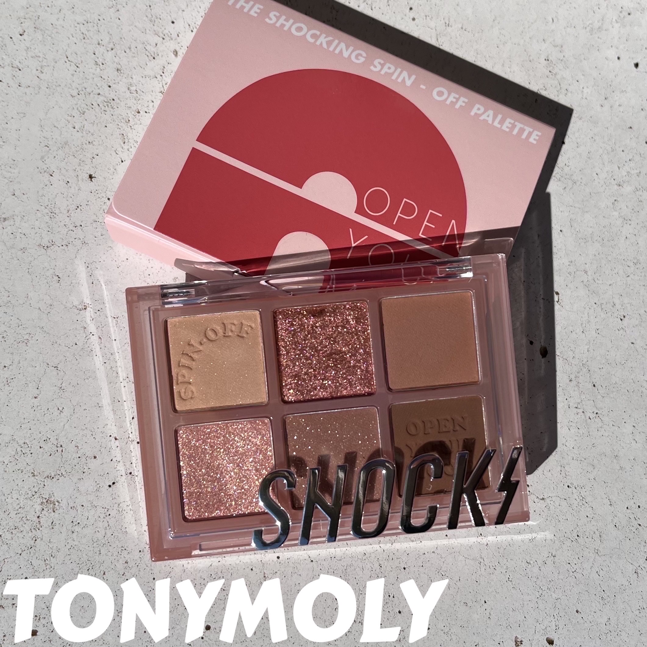 ザショッキングスピンオフパレット/TONYMOLY/アイシャドウパレットを使ったクチコミ（1枚目）