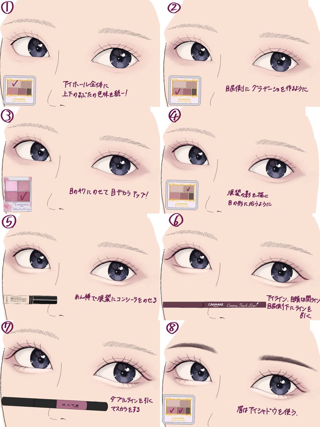 コンシャスライナーカラー/KATE/リキッドアイライナーを使ったクチコミ（2枚目）