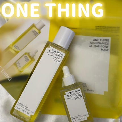 ナイアシンアミドグルタチオントナー/ONE THING/化粧水を使ったクチコミ(1枚目)