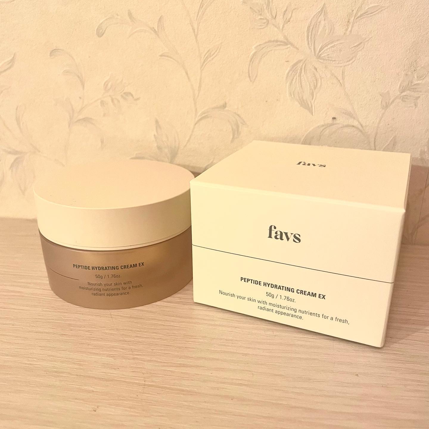 ペプチドハイドレーティングクリーム/favs/フェイスクリームを使ったクチコミ（1枚目）