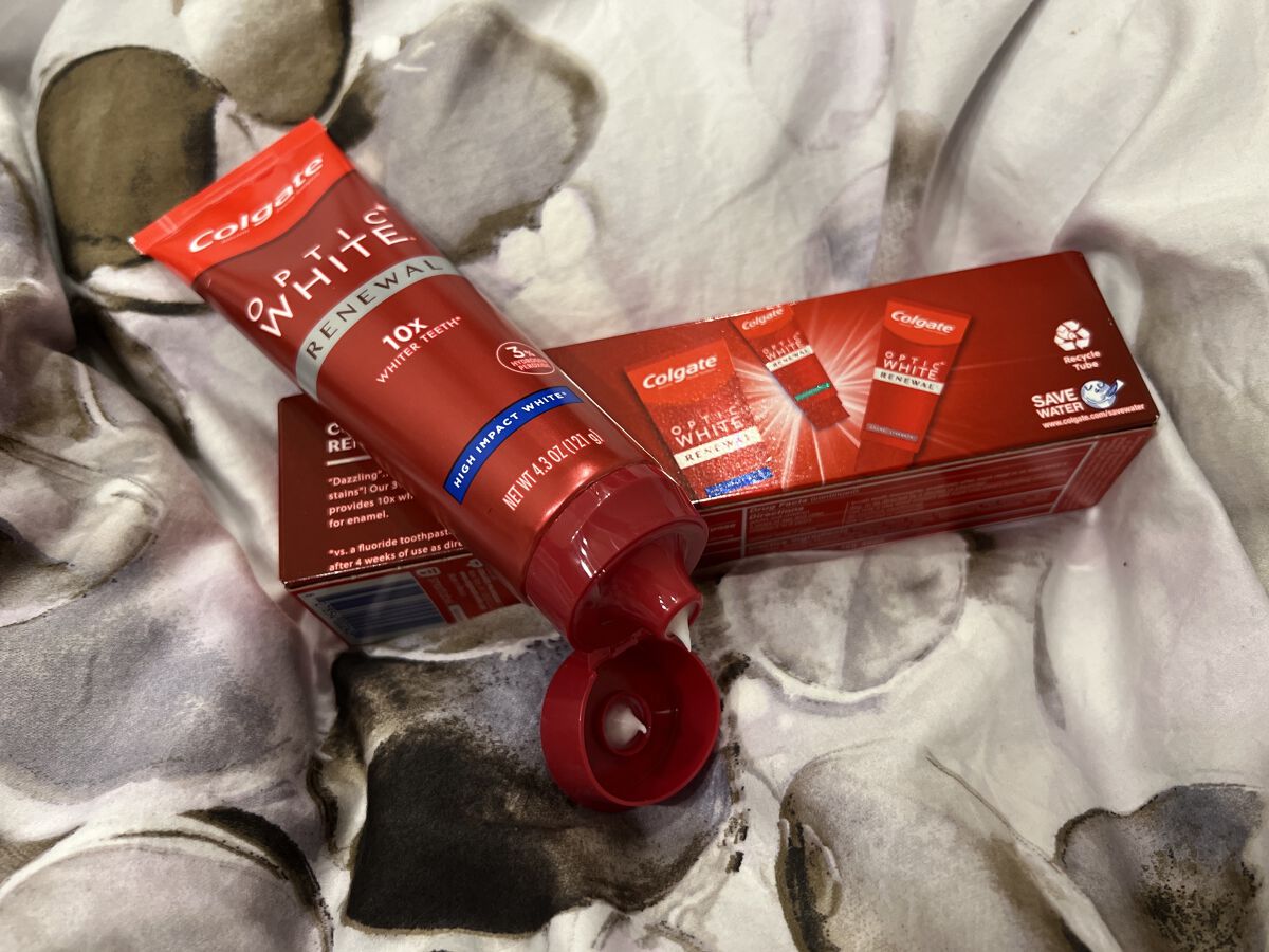 コルゲート オプティックホワイト/colgate/歯磨き粉を使ったクチコミ（1枚目）