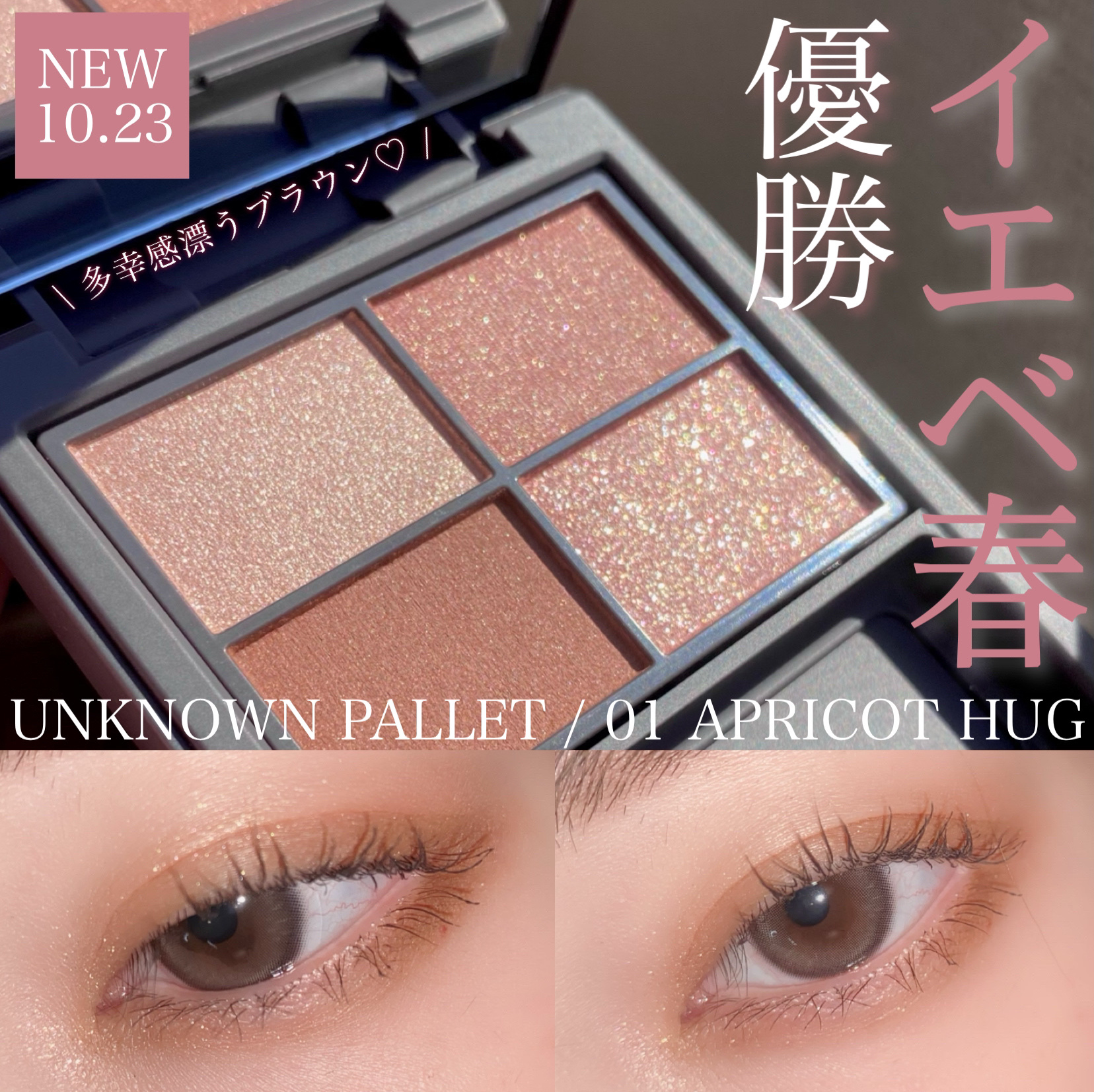 アンノウンアイズ/STEIASUR（ステイアシュール）/アイシャドウパレットを使ったクチコミ（1枚目）