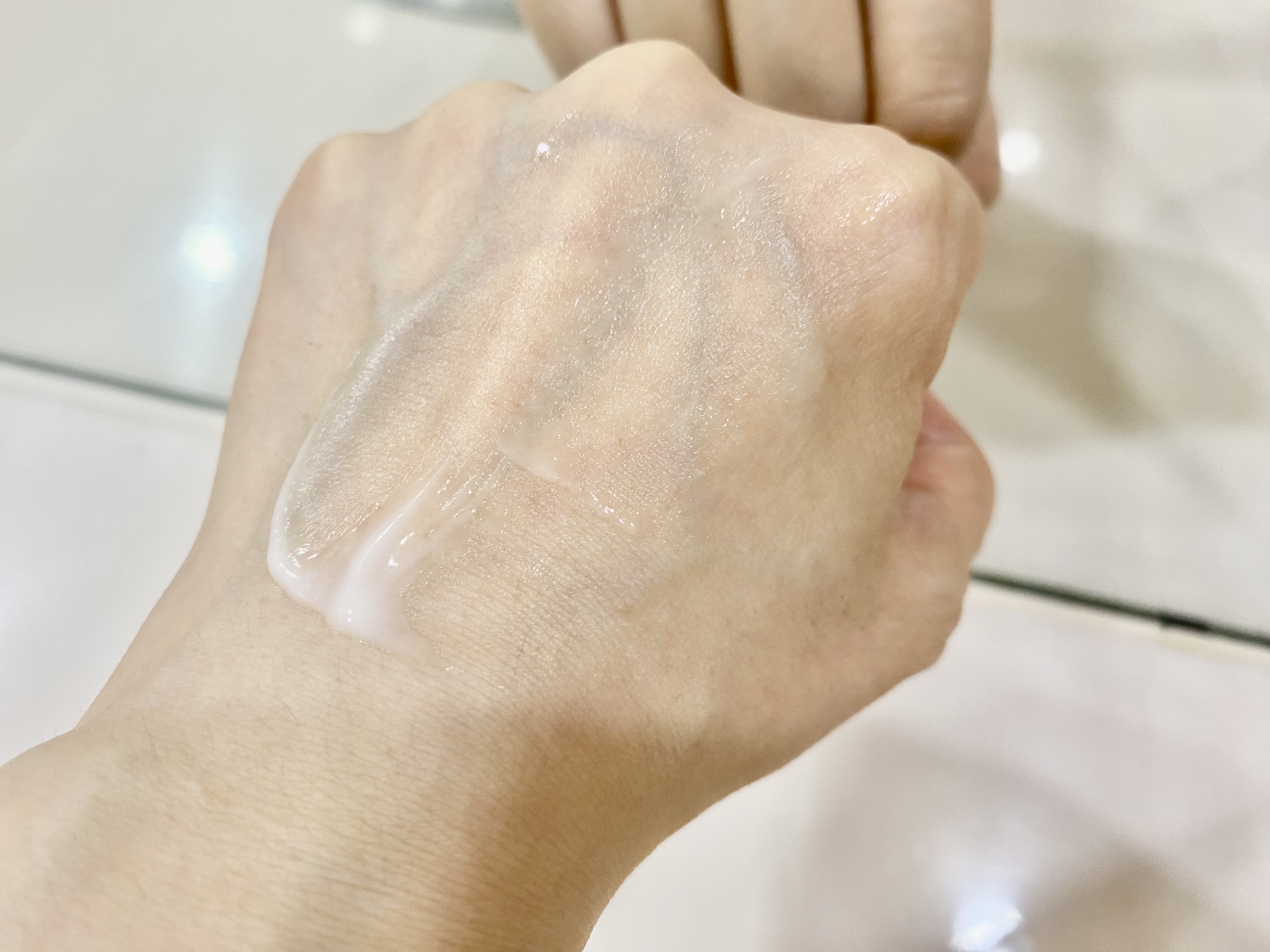 スペシャルジェルクリーム EX （ブライトニング） /アクアレーベル/オールインワン化粧品を使ったクチコミ（3枚目）