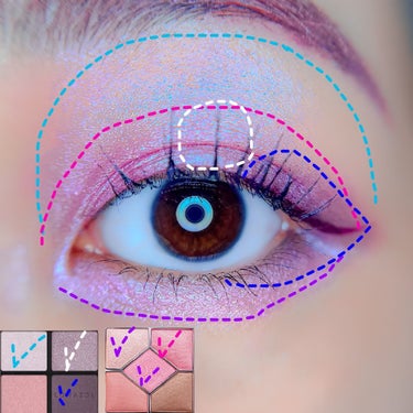アイカラーレーション/LUNASOL/アイシャドウパレットを使ったクチコミ（2枚目）