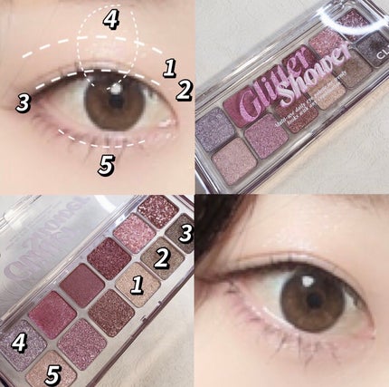 プロ アイ パレット エアー/CLIO/アイシャドウパレットを使ったクチコミ(2枚目)