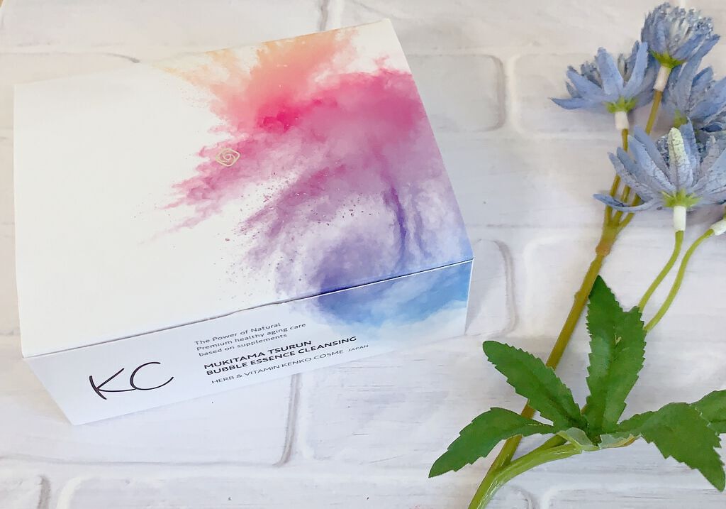 KC むきタマつるん 発泡美容液クレンジング/ハーブ健康本舗/クレンジングジェルを使ったクチコミ（2枚目）