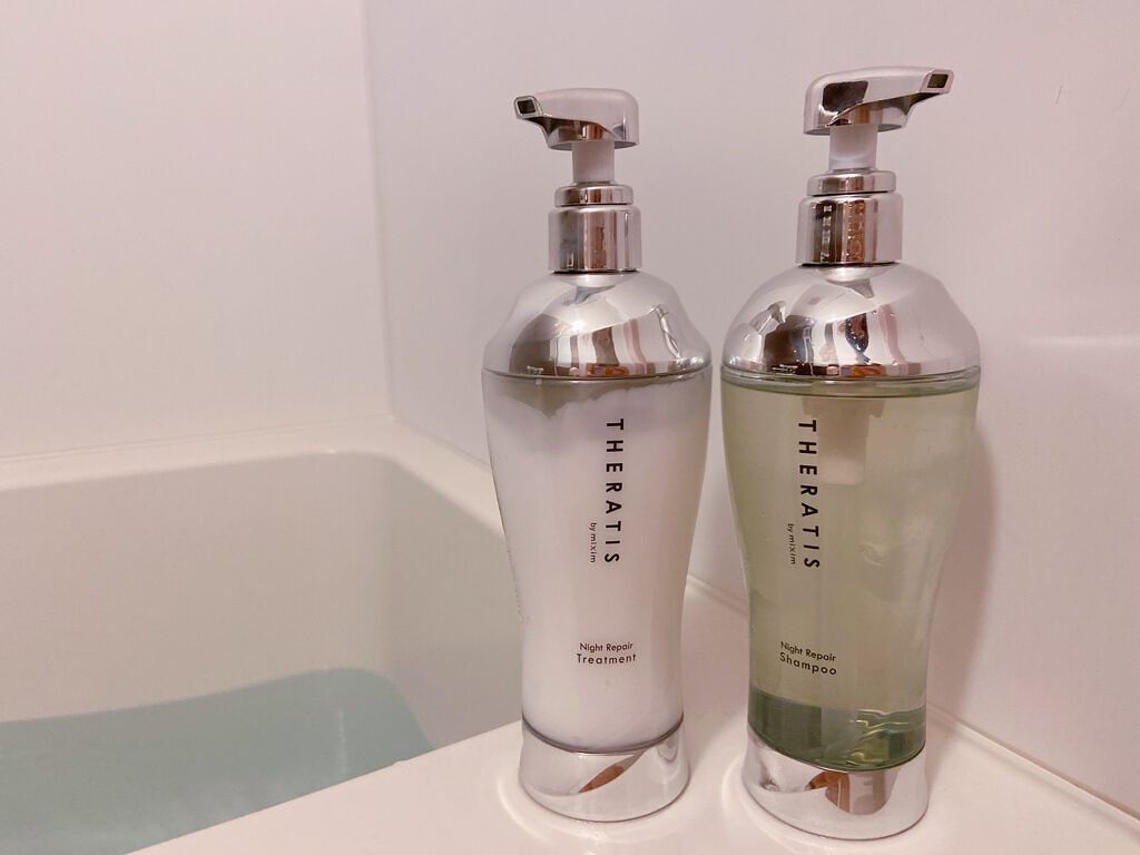 ナイトリペア シャンプー/ヘアトリートメント/THERATIS/シャンプー・コンディショナーを使ったクチコミ（1枚目）