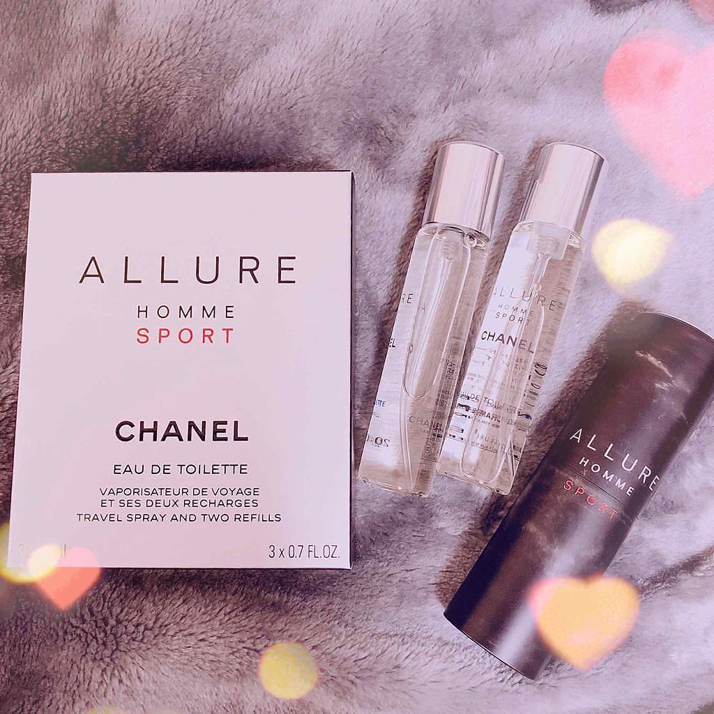 アリュール オム スポーツ オードゥ トワレット(ヴァポリザター)/CHANEL/香水(メンズ)を使ったクチコミ(1枚目)