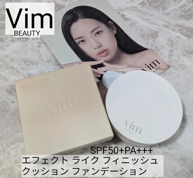 エフェクト ライク フィニッシュ クッション ファンデーション/vim BEAUTY/クッションファンデーションを使ったクチコミ（1枚目）