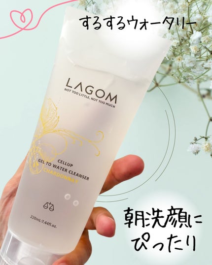 ラゴム ジェルトゥウォーター クレンザー(朝用洗顔)/LAGOM /その他洗顔料を使ったクチコミ(1枚目)