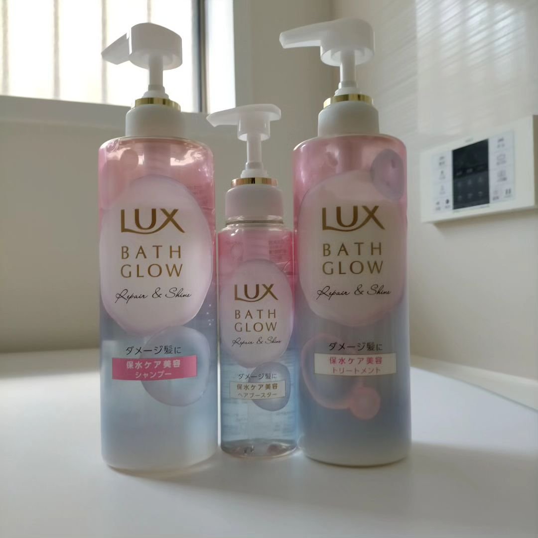 バスグロウ リペア&シャイン シャンプー / トリートメント/LUX/市販シャンプーを使ったクチコミ（1枚目）
